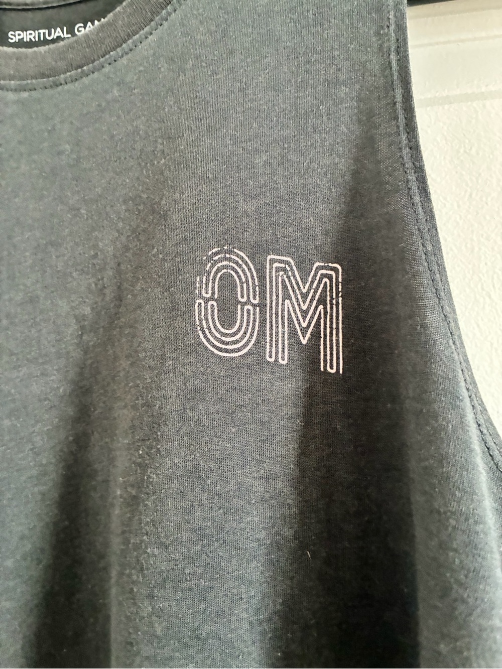 Spiritual Gangster -  Black Graphic Muscle Tank - Hamsa Eye Print - Picture 3 of 5